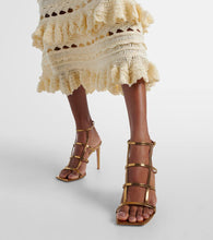 Gianvito Rossi Mondry metallic leather sandals