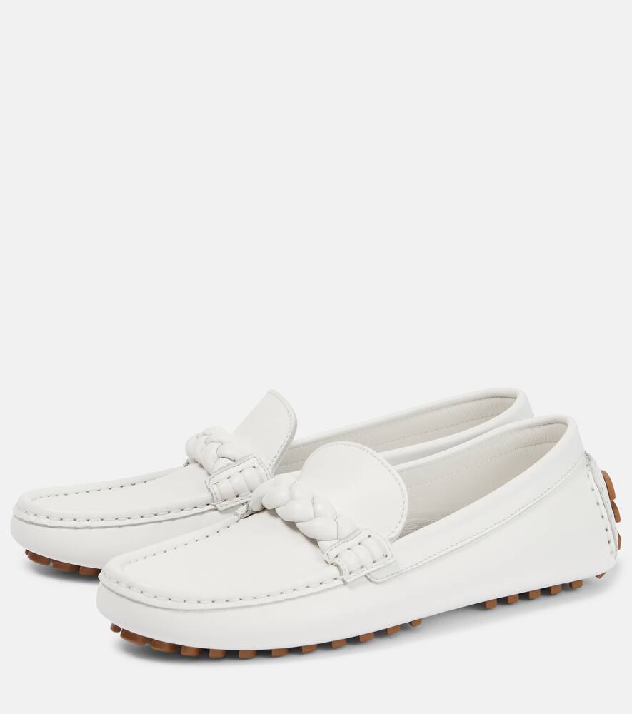 Gianvito Rossi Monza leather loafers