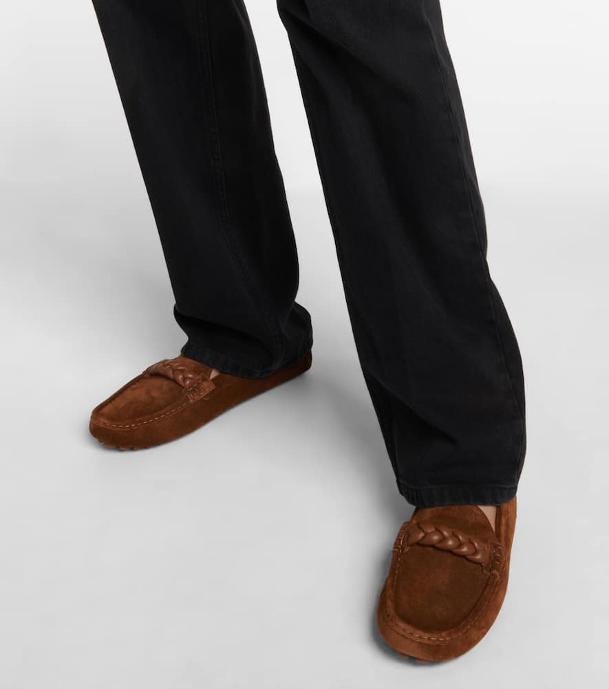 Gianvito Rossi Monza suede loafers
