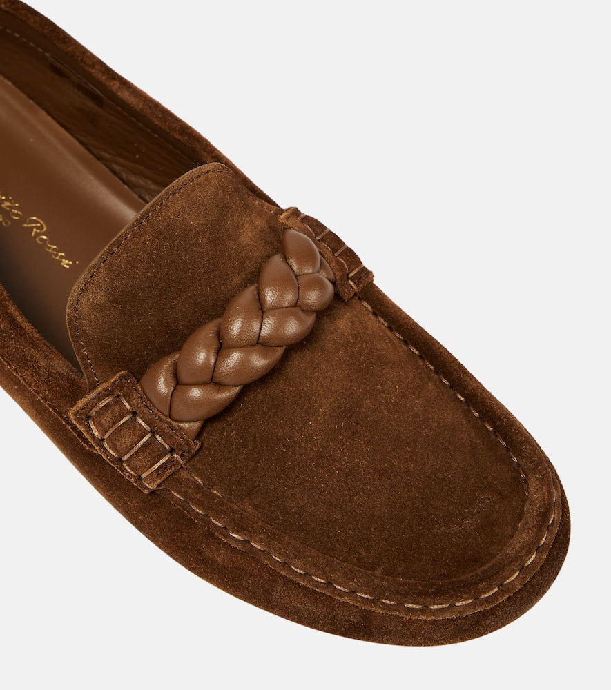 Gianvito Rossi Monza suede loafers