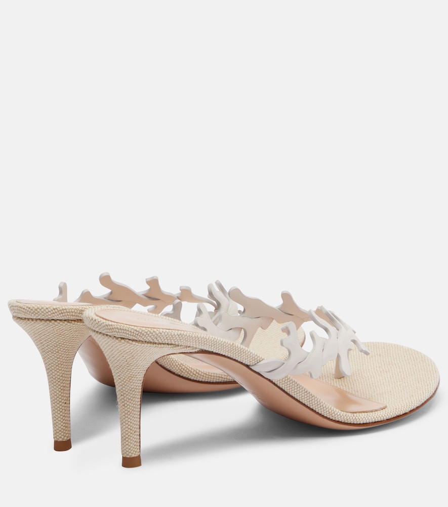 Gianvito Rossi Ocean 70 leather thong sandals