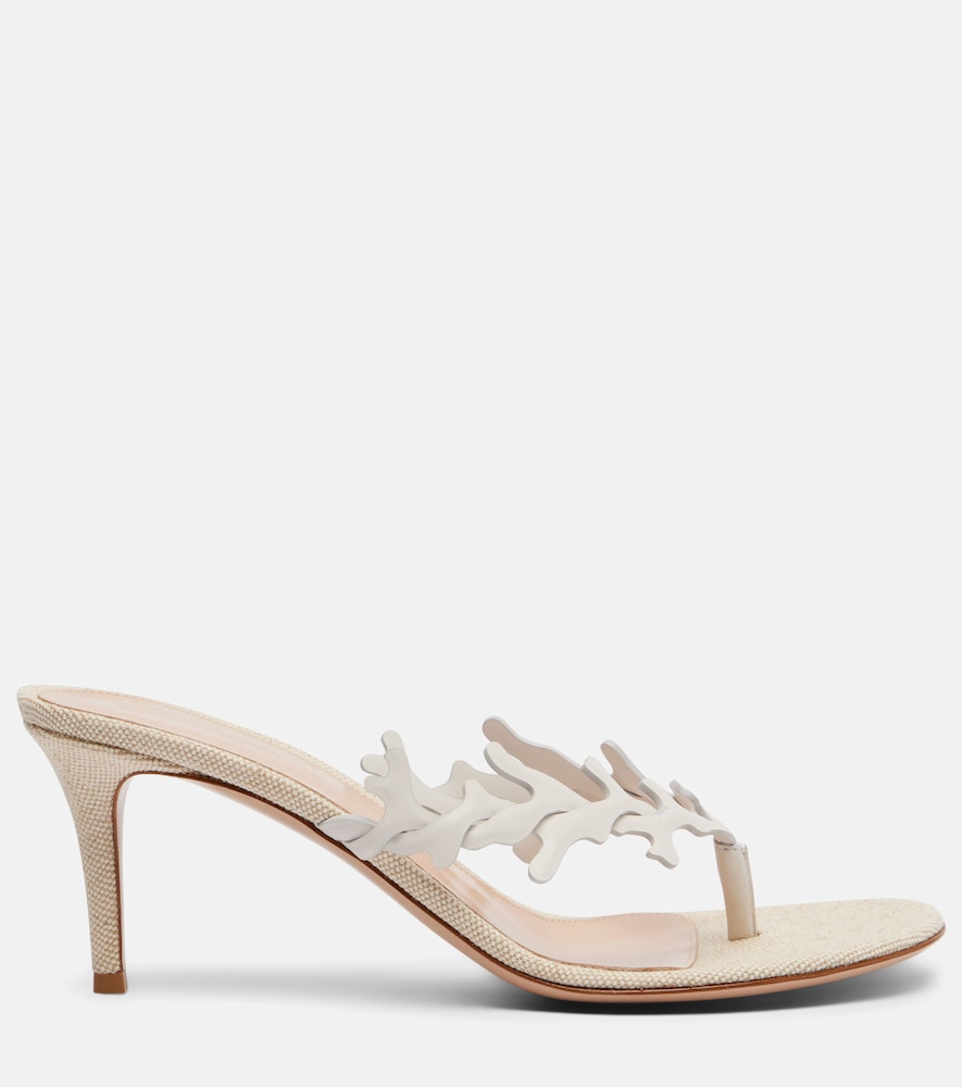Gianvito Rossi Ocean 70 leather thong sandals
