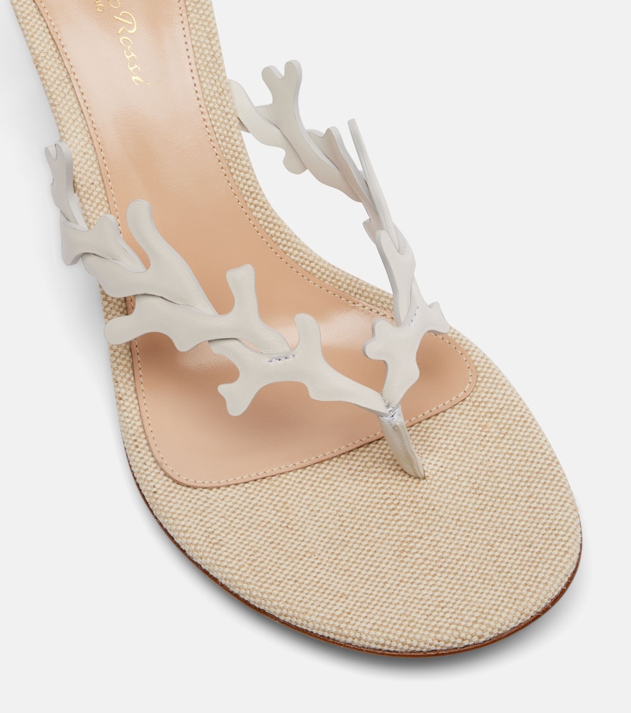 Gianvito Rossi Ocean 70 leather thong sandals
