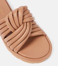 Gianvito Rossi Ottavia leather slides