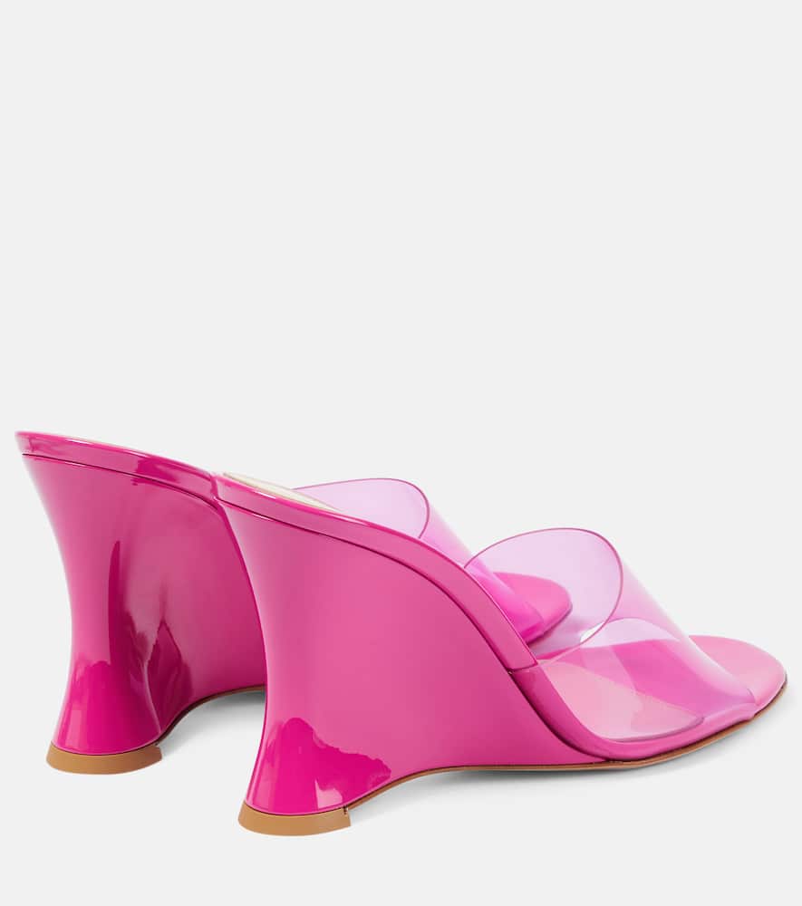 Gianvito Rossi PVC and leather sandals