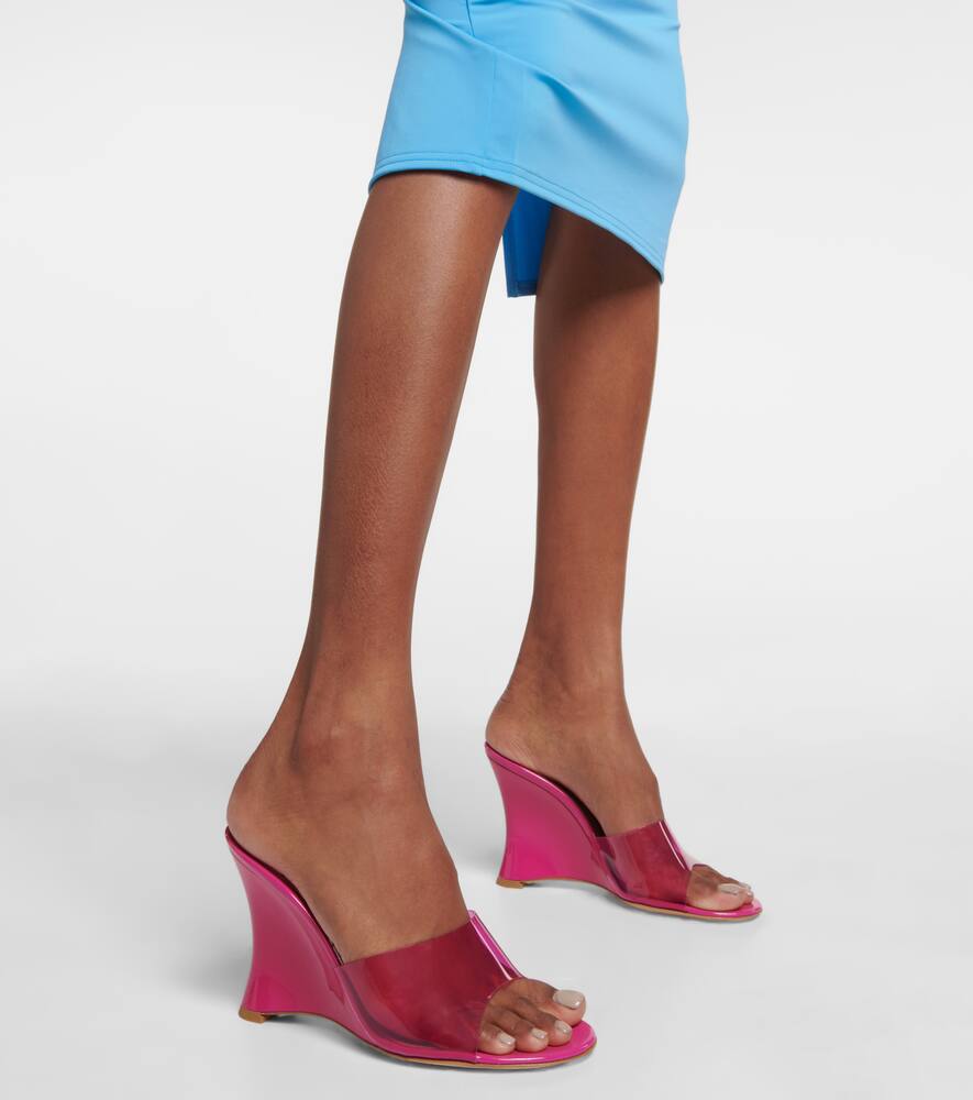 Gianvito Rossi PVC and leather sandals