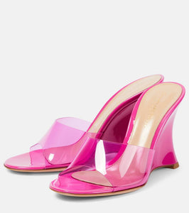 Gianvito Rossi PVC and leather sandals