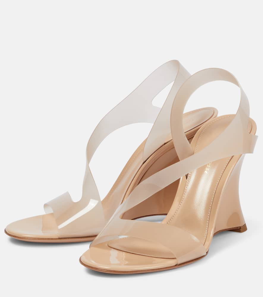 Gianvito Rossi PVC wedge sandals