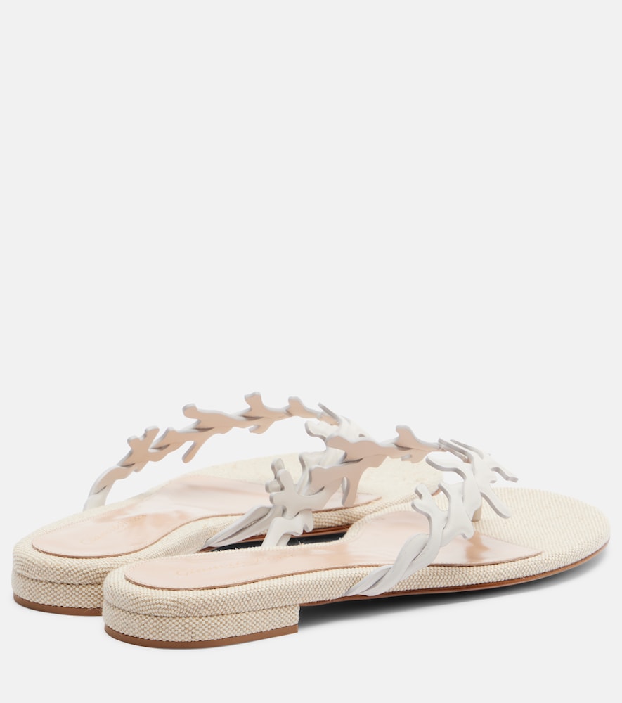 Gianvito Rossi Paros leather thong sandals