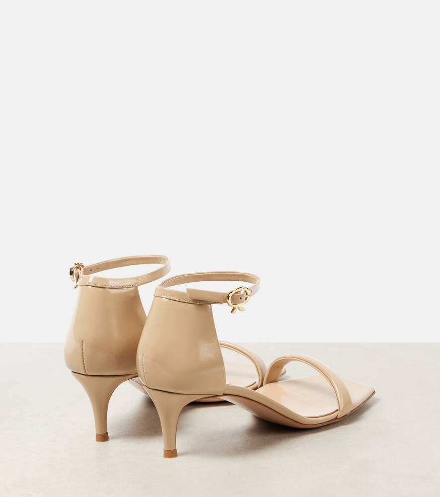 Gianvito Rossi Pat 55 leather sandals