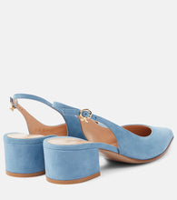 Gianvito Rossi Piper 45 suede slingback pumps
