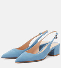 Gianvito Rossi Piper 45 suede slingback pumps
