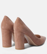 Gianvito Rossi Piper 85 suede pumps