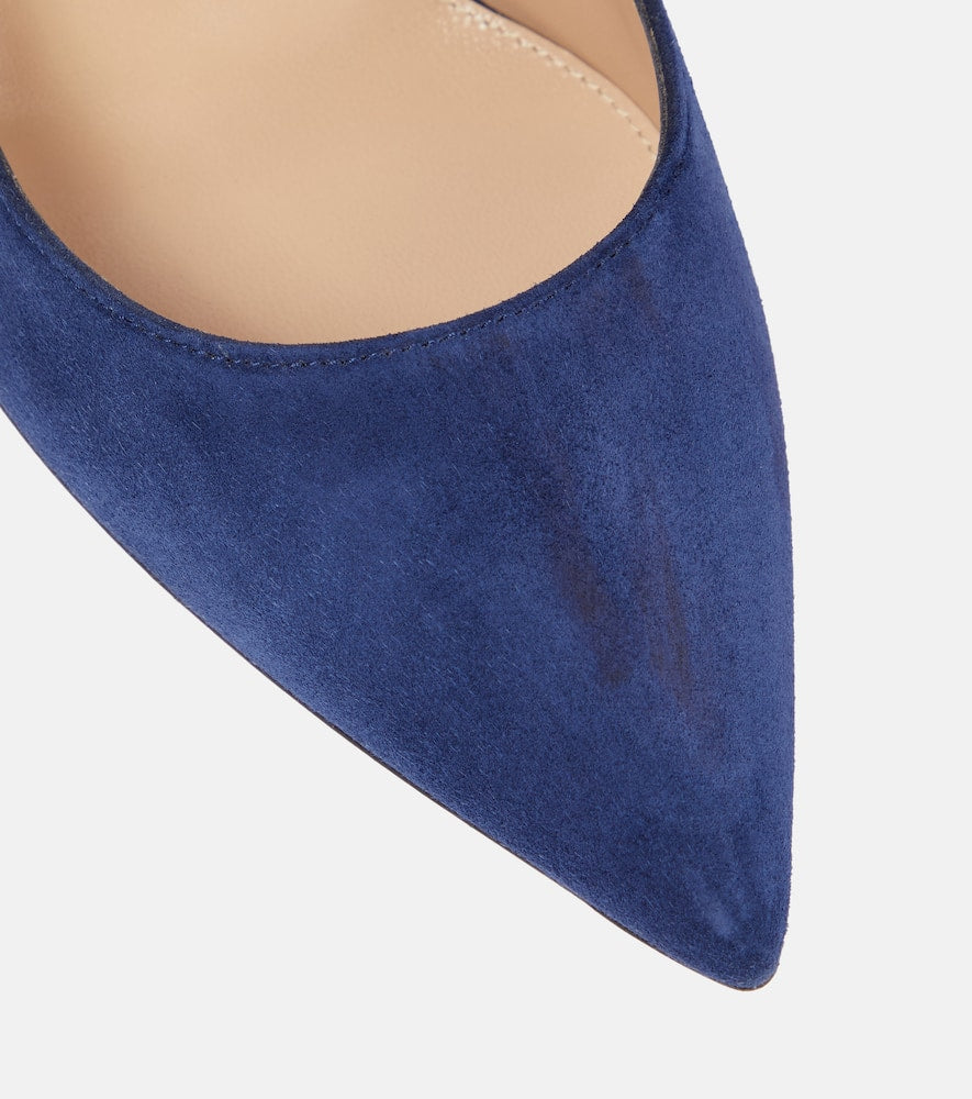 Gianvito Rossi Piper 85 suede pumps