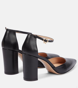 Gianvito Rossi Piper Anklet leather pumps