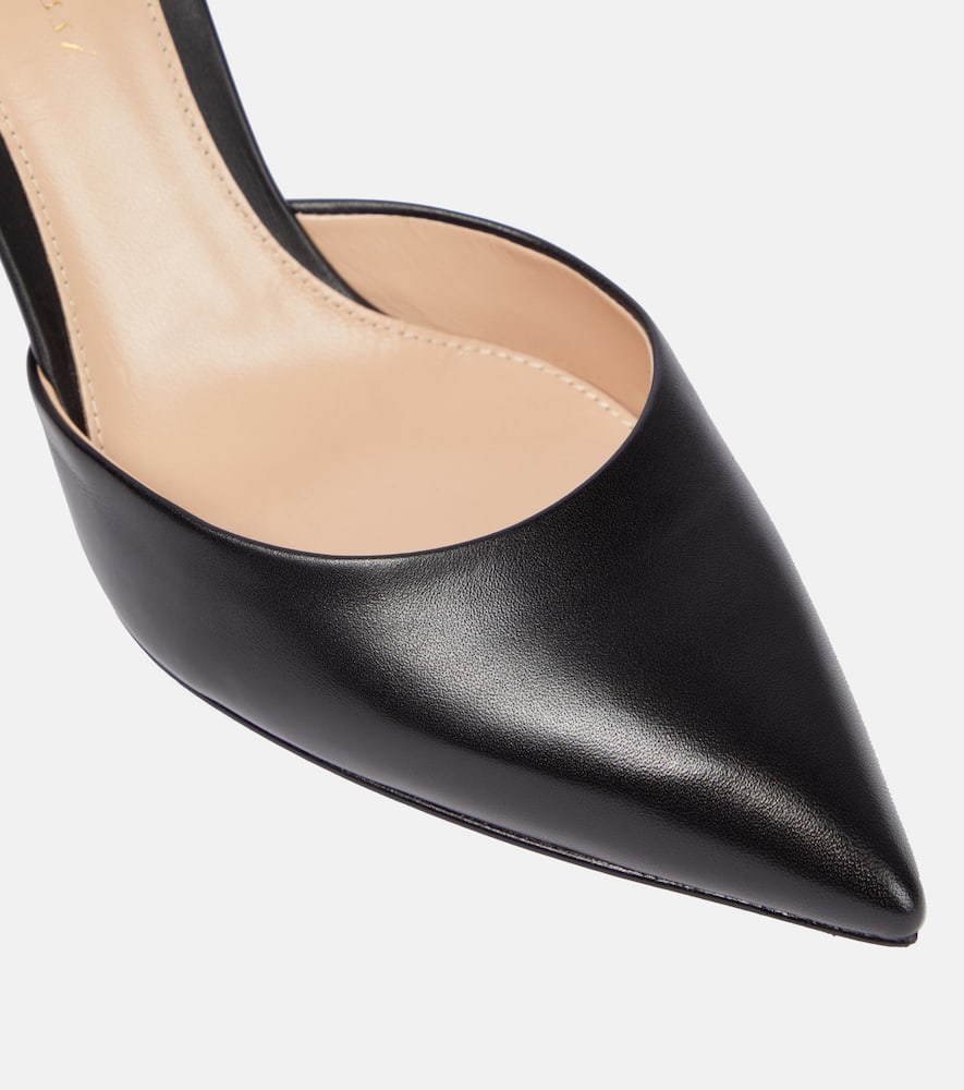 Gianvito Rossi Piper Anklet leather pumps