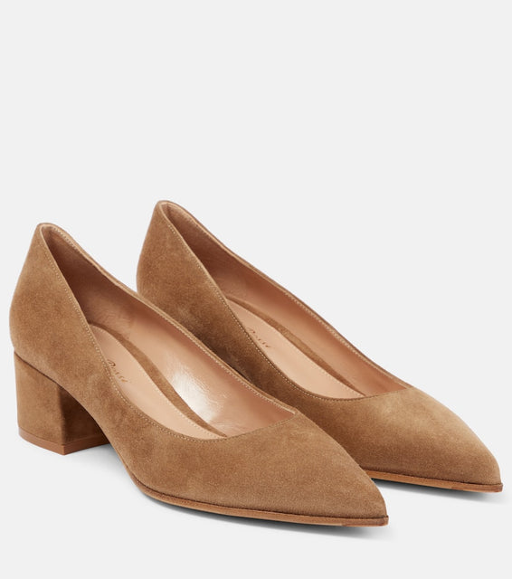 Gianvito Rossi Piper suede pumps