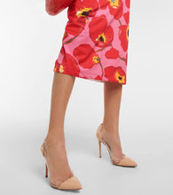 Gianvito Rossi Plexi 105 leather and PVC pumps