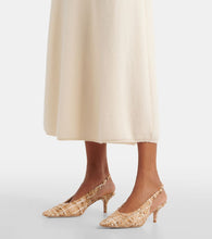 Gianvito Rossi Pointy 55 boucl√É¬© slingback pumps