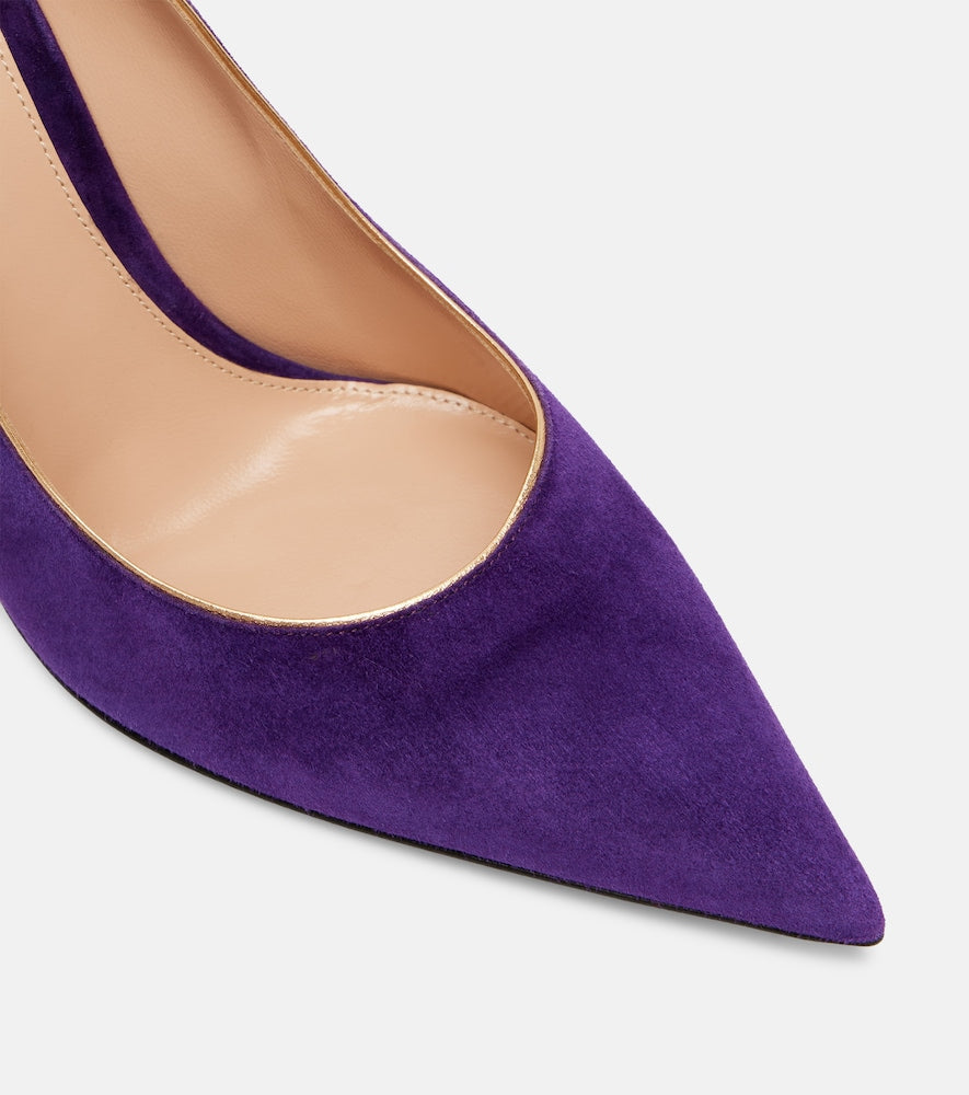 Gianvito Rossi Pointy 95 suede pumps