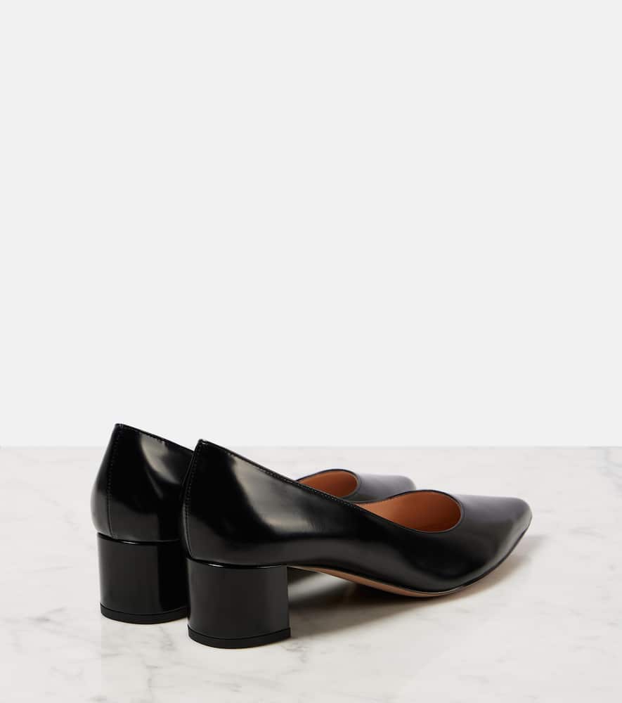 Gianvito Rossi Polished leather pumps