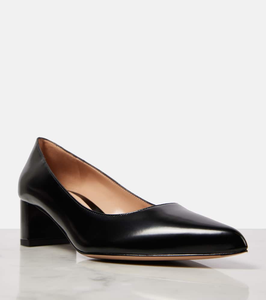 Gianvito Rossi Polished leather pumps