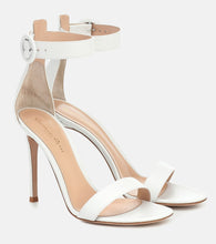 Gianvito Rossi Portofino 105 leather sandals - Gianvito Rossi Portofino 105 皮革凉鞋