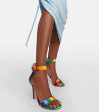 Gianvito Rossi Portofino 105 rainbow sandals