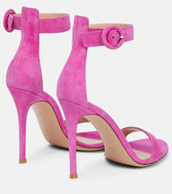 Gianvito Rossi Portofino 105 suede sandals