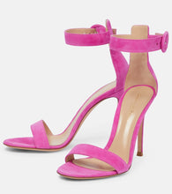 Gianvito Rossi Portofino 105 suede sandals