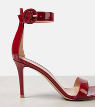 Gianvito Rossi Portofino 85 patent leather sandals