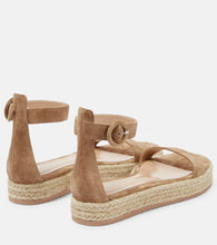 Gianvito Rossi Portofino suede espadrille sandals