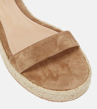 Gianvito Rossi Portofino suede espadrille sandals