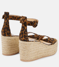 Gianvito Rossi Portofino suede espadrille wedges