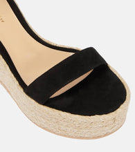 Gianvito Rossi Portofino suede espadrille wedges