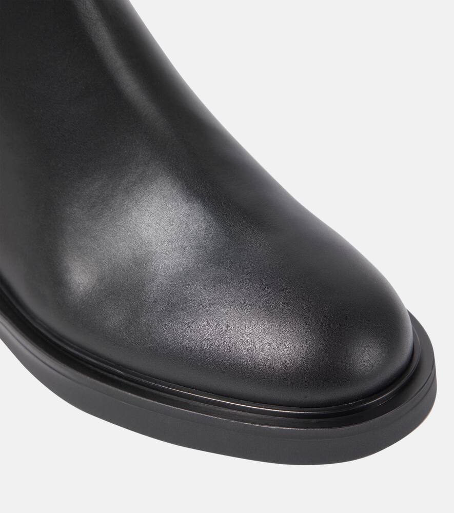 Gianvito Rossi Ribbon Dumont 20 leather ankle boots