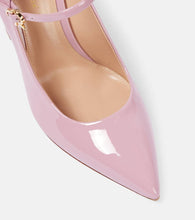 Gianvito Rossi Ribbon Jane patent leather pumps