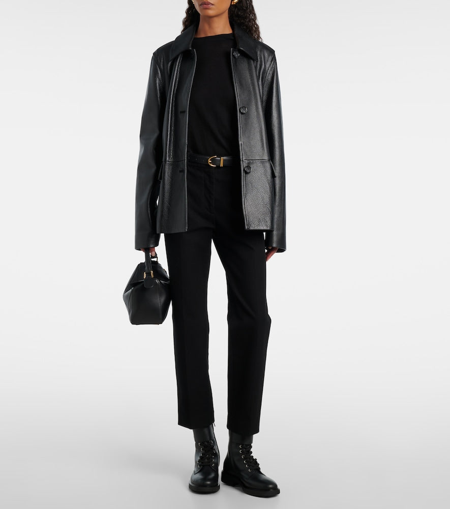 Gianvito Rossi Ripley leather combat boots