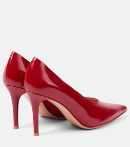 Gianvito Rossi Robbie 85 patent leather pumps