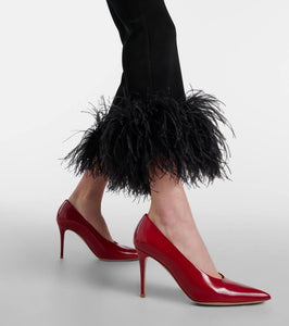 Gianvito Rossi Robbie 85 patent leather pumps