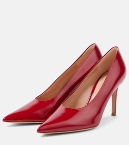 Gianvito Rossi Robbie 85 patent leather pumps