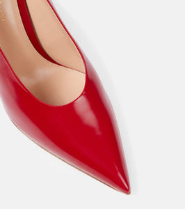 Gianvito Rossi Robbie 85 patent leather pumps