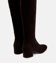 Gianvito Rossi Rolling over-the-knee suede boots