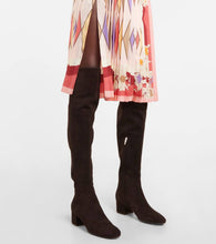 Gianvito Rossi Rolling over-the-knee suede boots