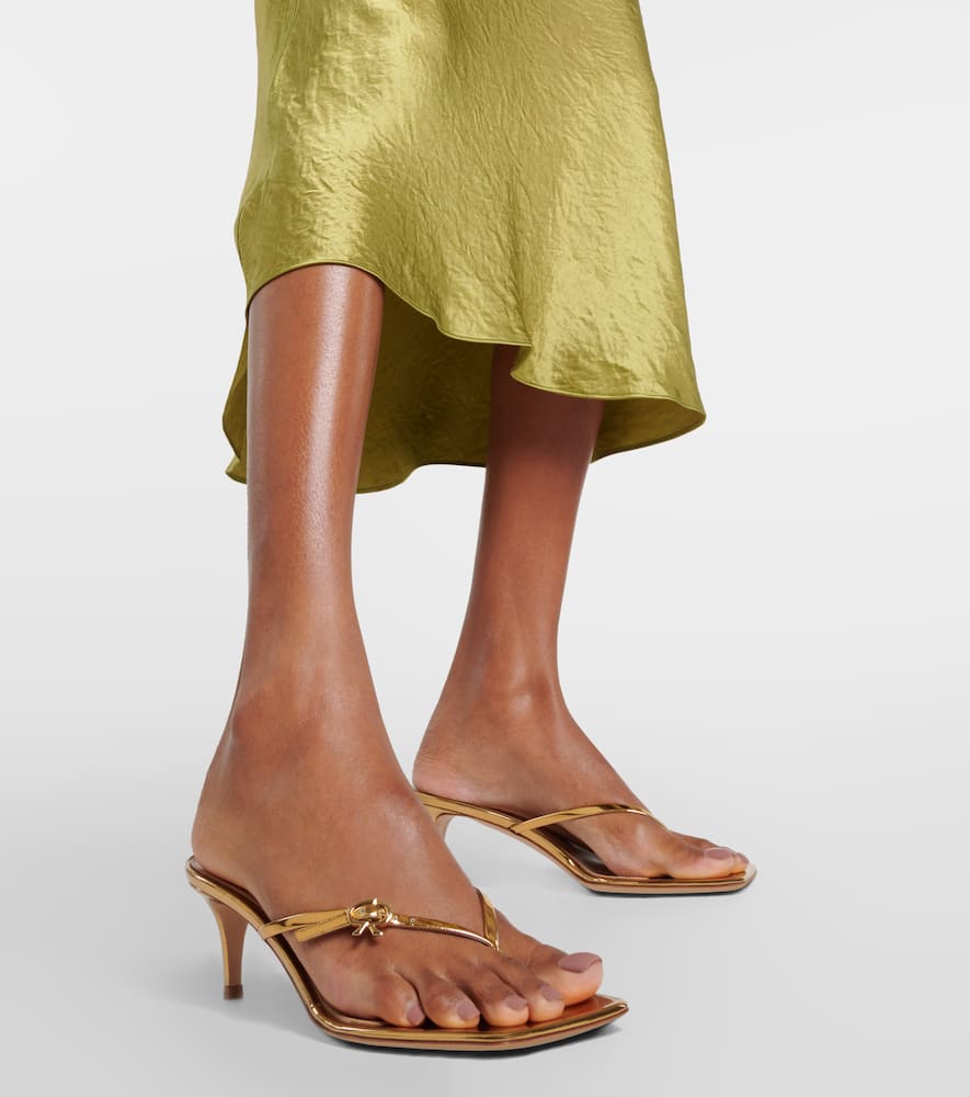Gianvito Rossi Shanti Thong 70 embellished sandals