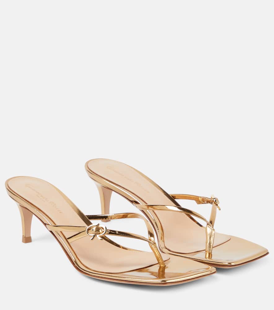 Gianvito Rossi Shanti Thong 70 embellished sandals