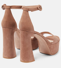 Gianvito Rossi Sheridan suede platform sandals