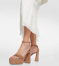 Gianvito Rossi Sheridan suede platform sandals