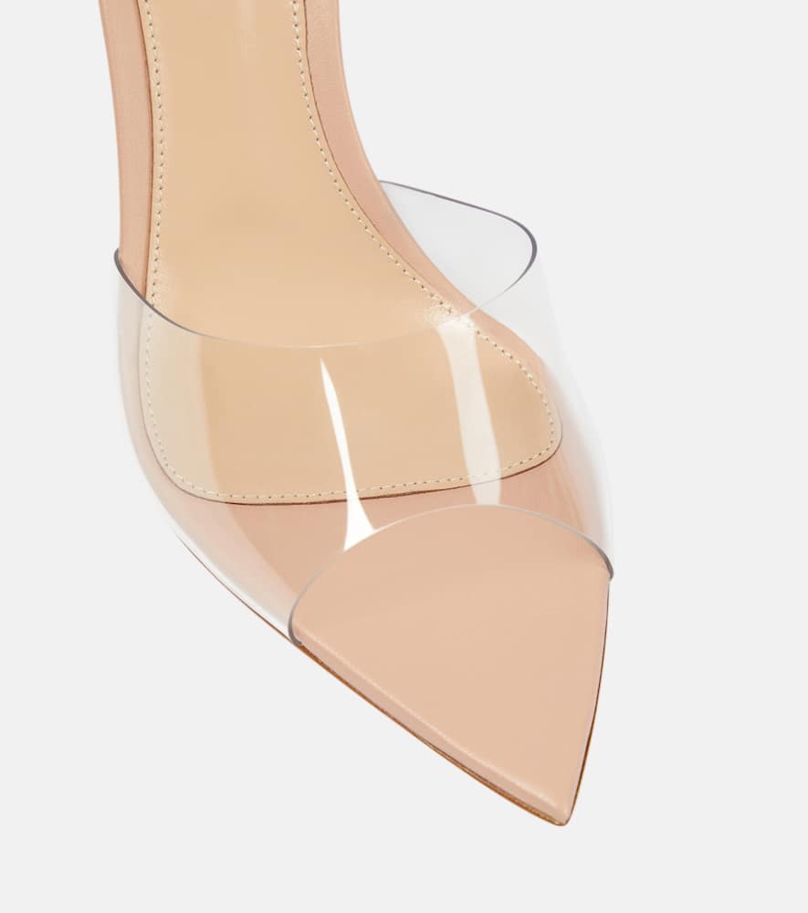 Gianvito Rossi Skye 85 PVC and leather sandals