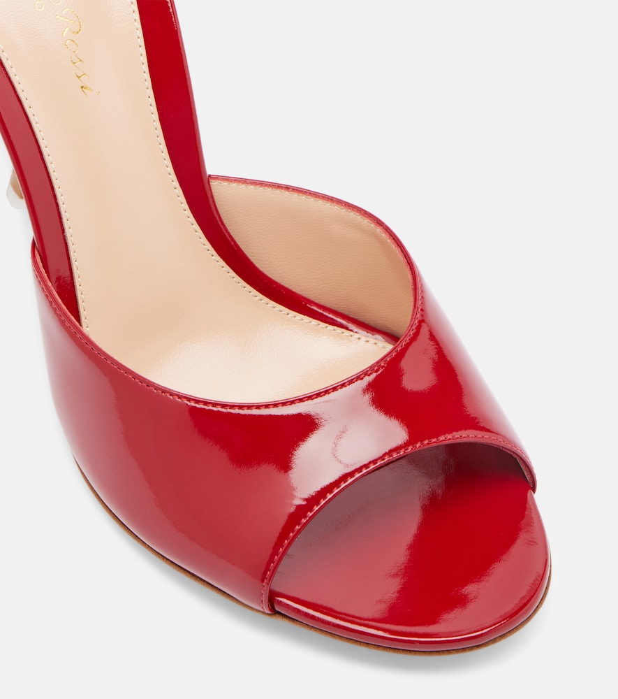 Gianvito Rossi Sofia patent leather mules